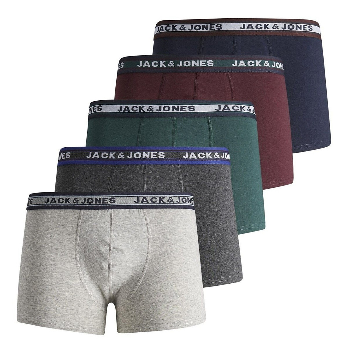 Lot De 5 Boxers multicolore, JACK & JONES JUNIOR