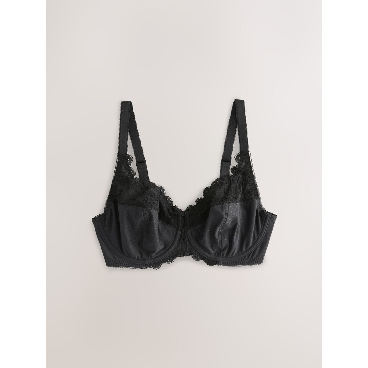 Soutien-gorge en modal/dentelle dd+, lot de 2 noir/rose, NEXT