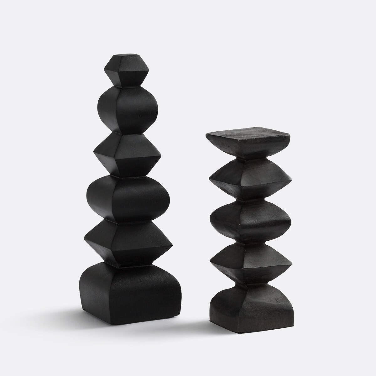 Ekoa Mango Tree Totem Sculpture H25 cm black, LA REDOUTE INTERIEURS