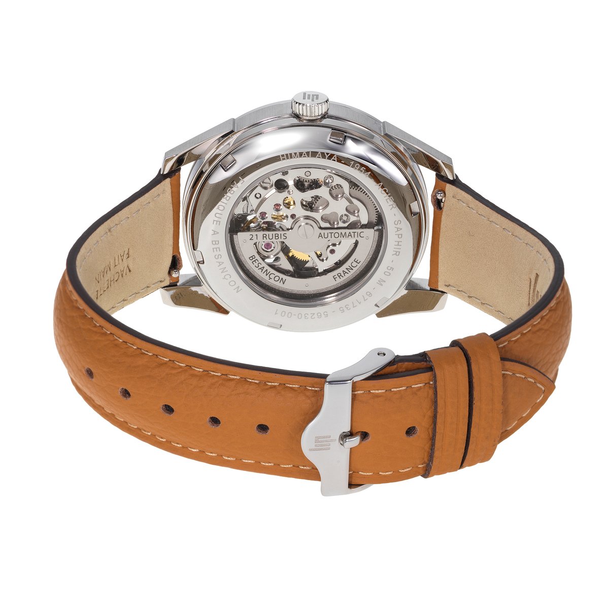 Montre Analogique HIMALAYA argenté vert camel, LIP