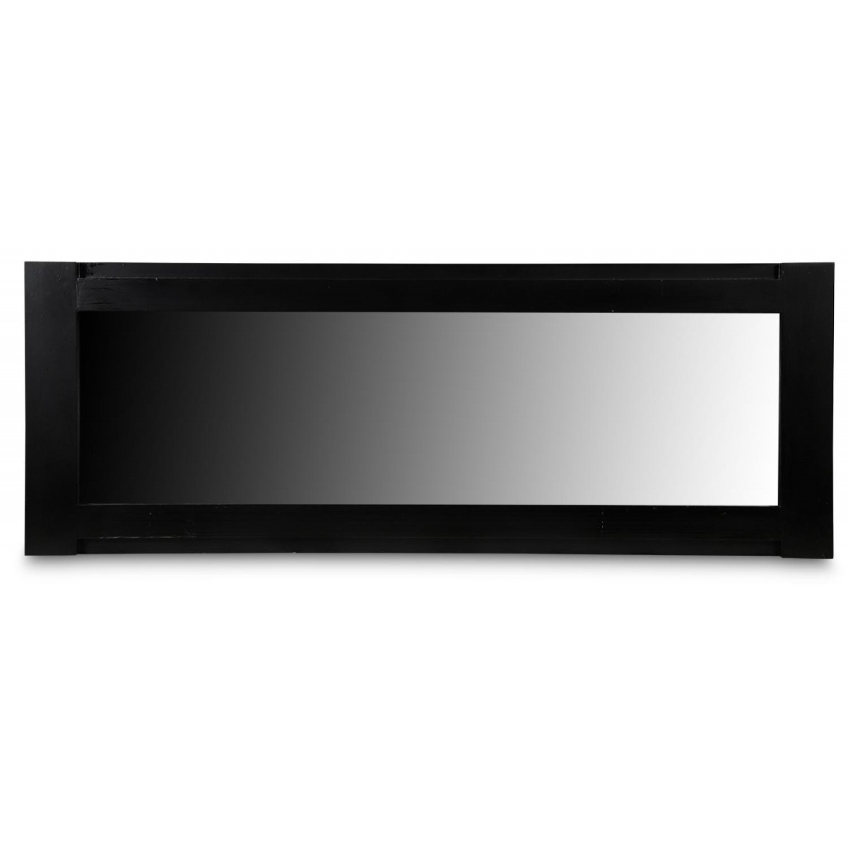 Grand miroir - IDÉLINE noir, DECORATION D’AUTREFOIS