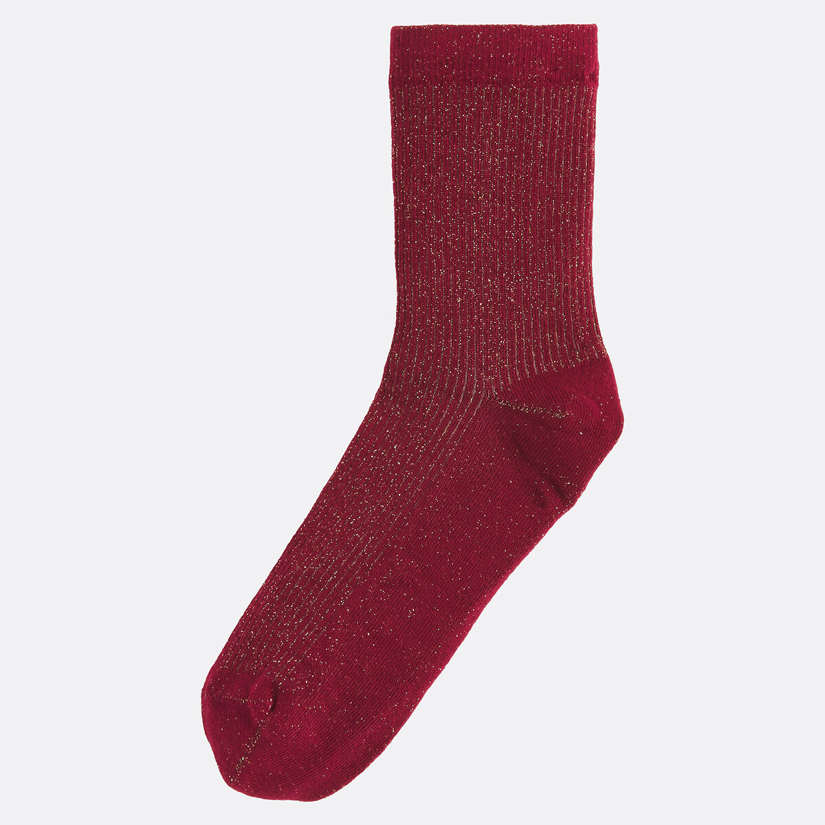 Chaussettes à paillettes bordeaux, LA REDOUTE COLLECTIONS