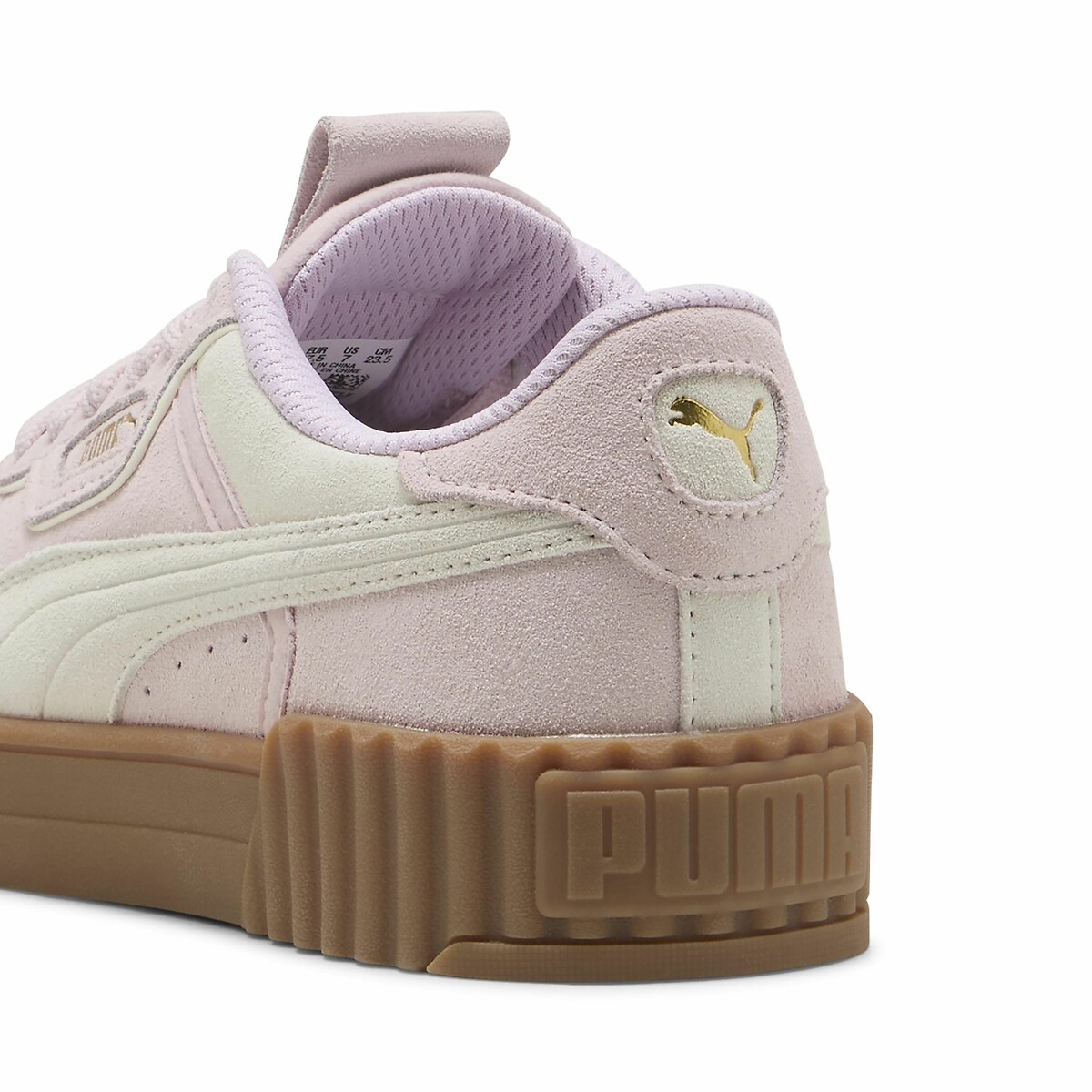 Carina 3.0 Luxe Trainers in Suede pink/white, PUMA