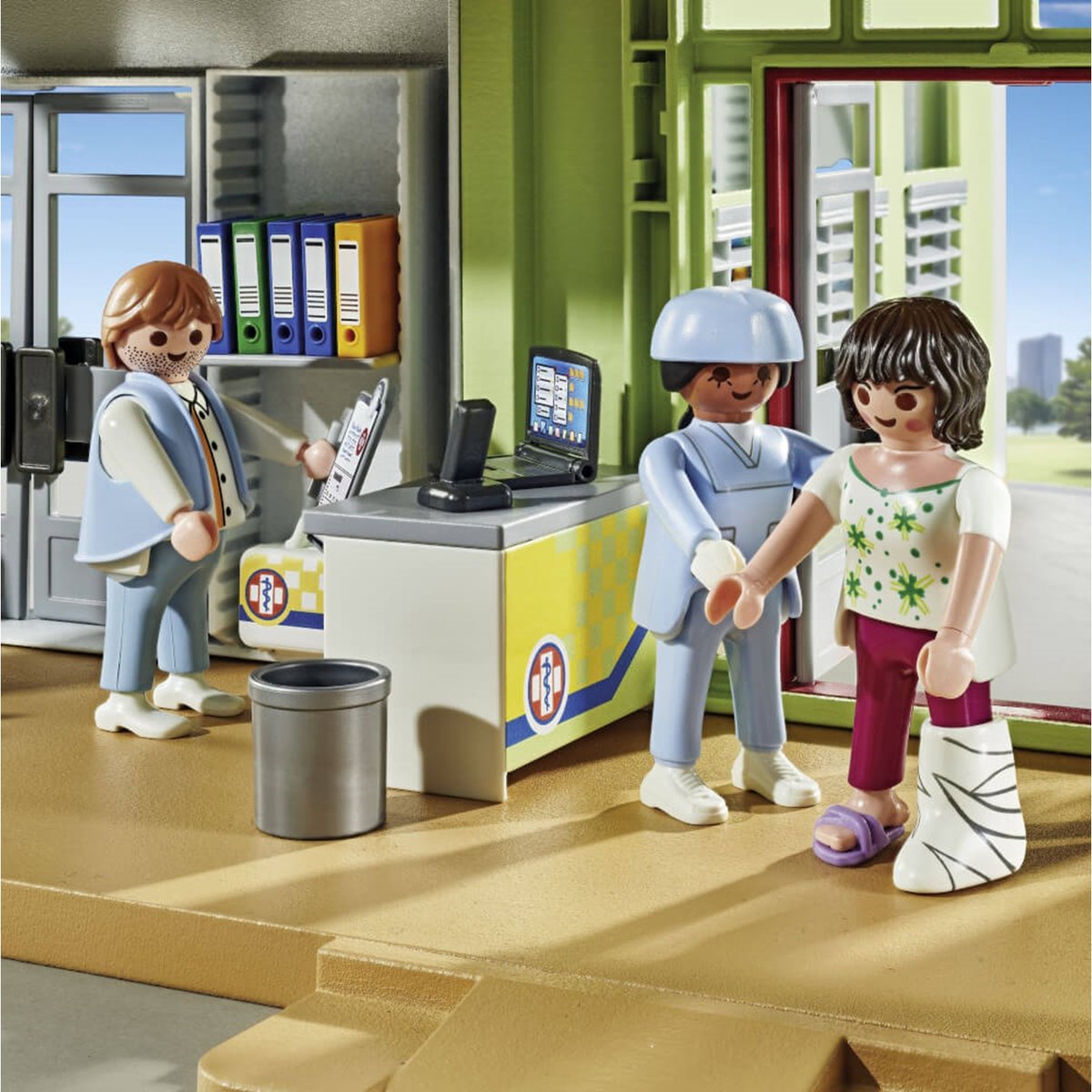 Heroes Hôpital aménagé multicolore, PLAYMOBIL