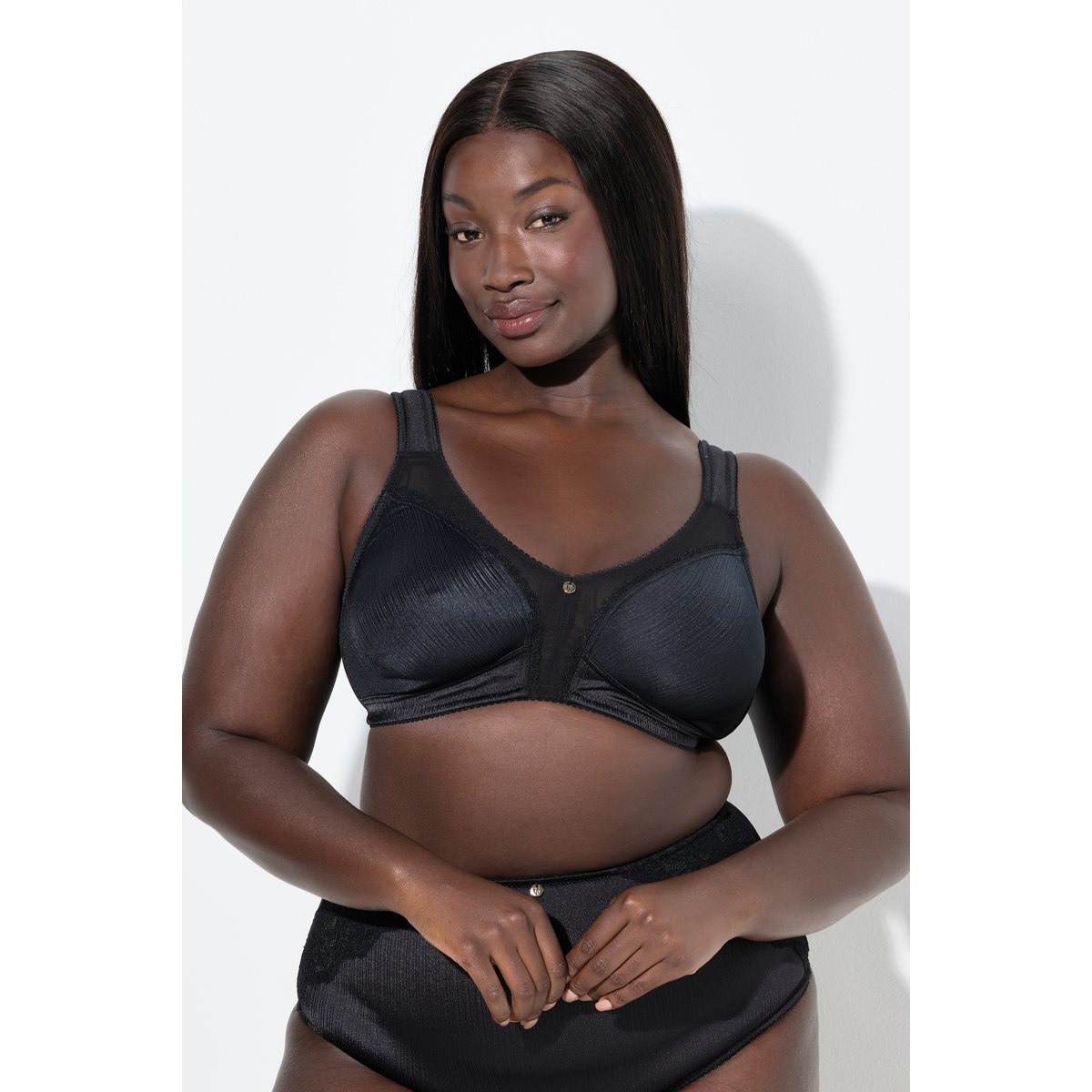 Soutien-gorge minimiseur, sans armatures noir, ULLA POPKEN