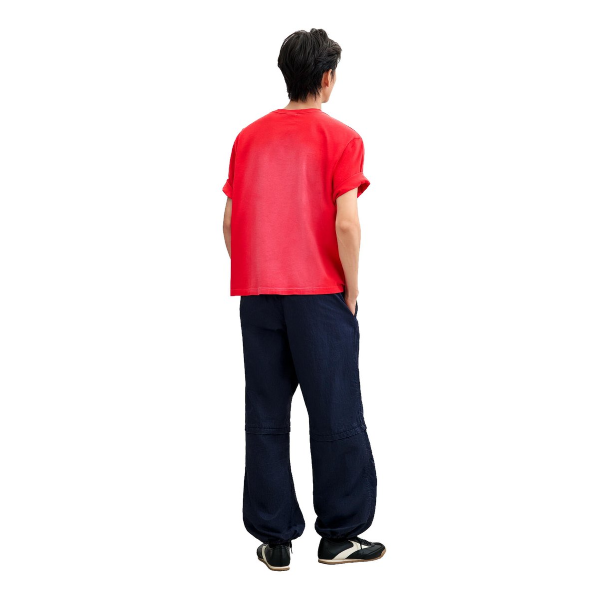 T-shirt imprimé dégradé rouge, DESIGUAL