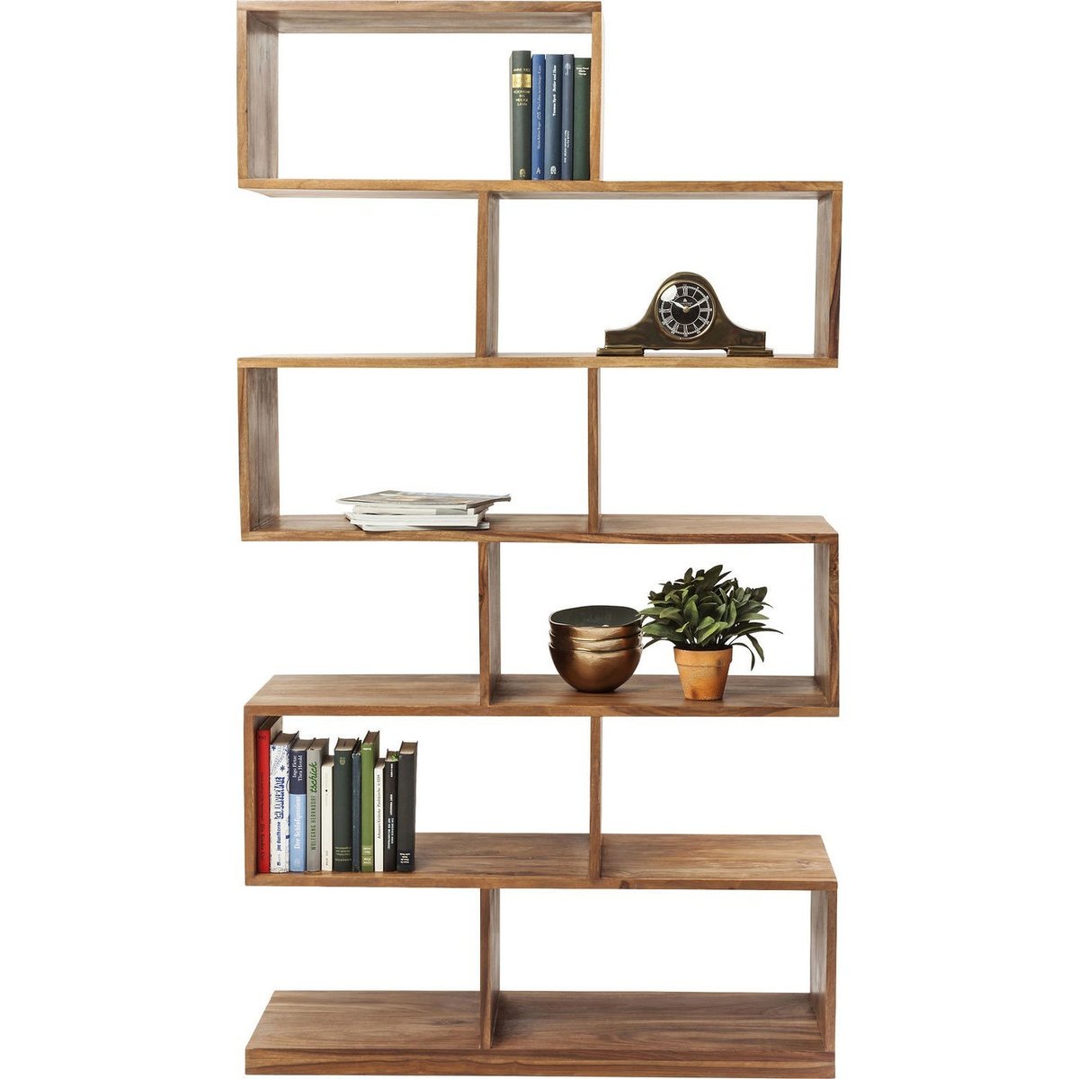 Étagère zig zag en manguier, AUTHENTICO bois, KARE DESIGN