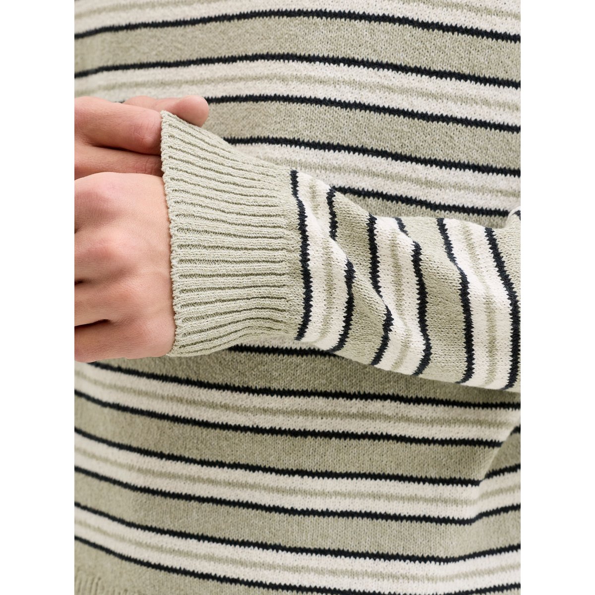 Pull En Maille verte - seagrass 1, JACK & JONES