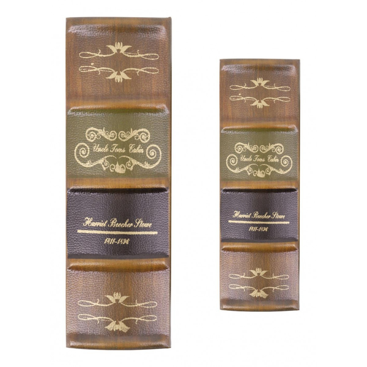 Livre uncle toms cabin beige carton marron, DECORATION D’AUTREFOIS
