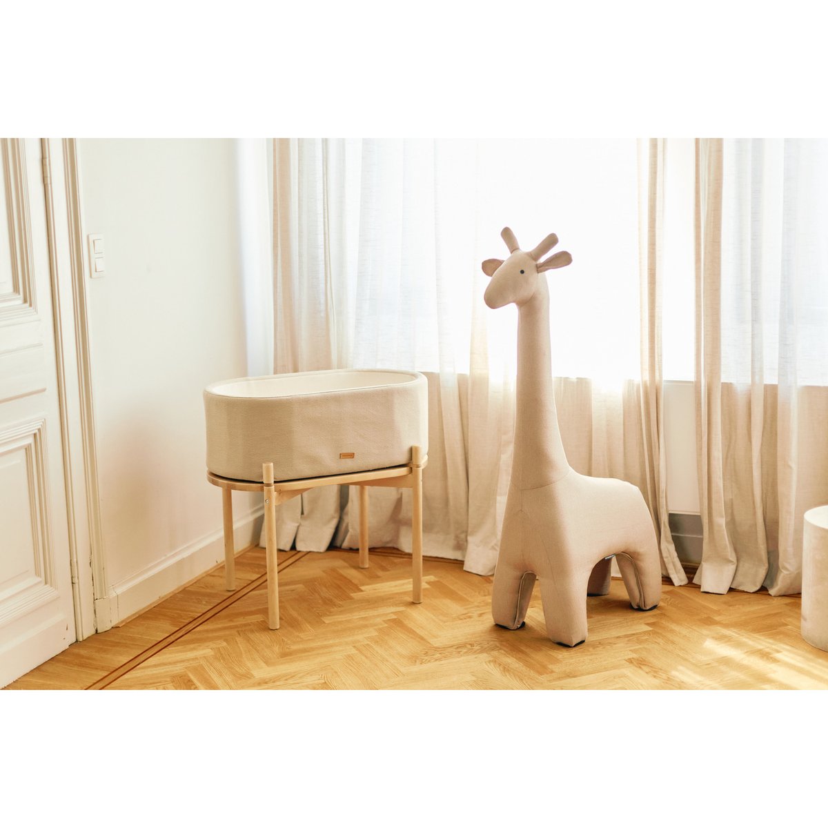 Jouet girafe beige doux, CHILDHOME