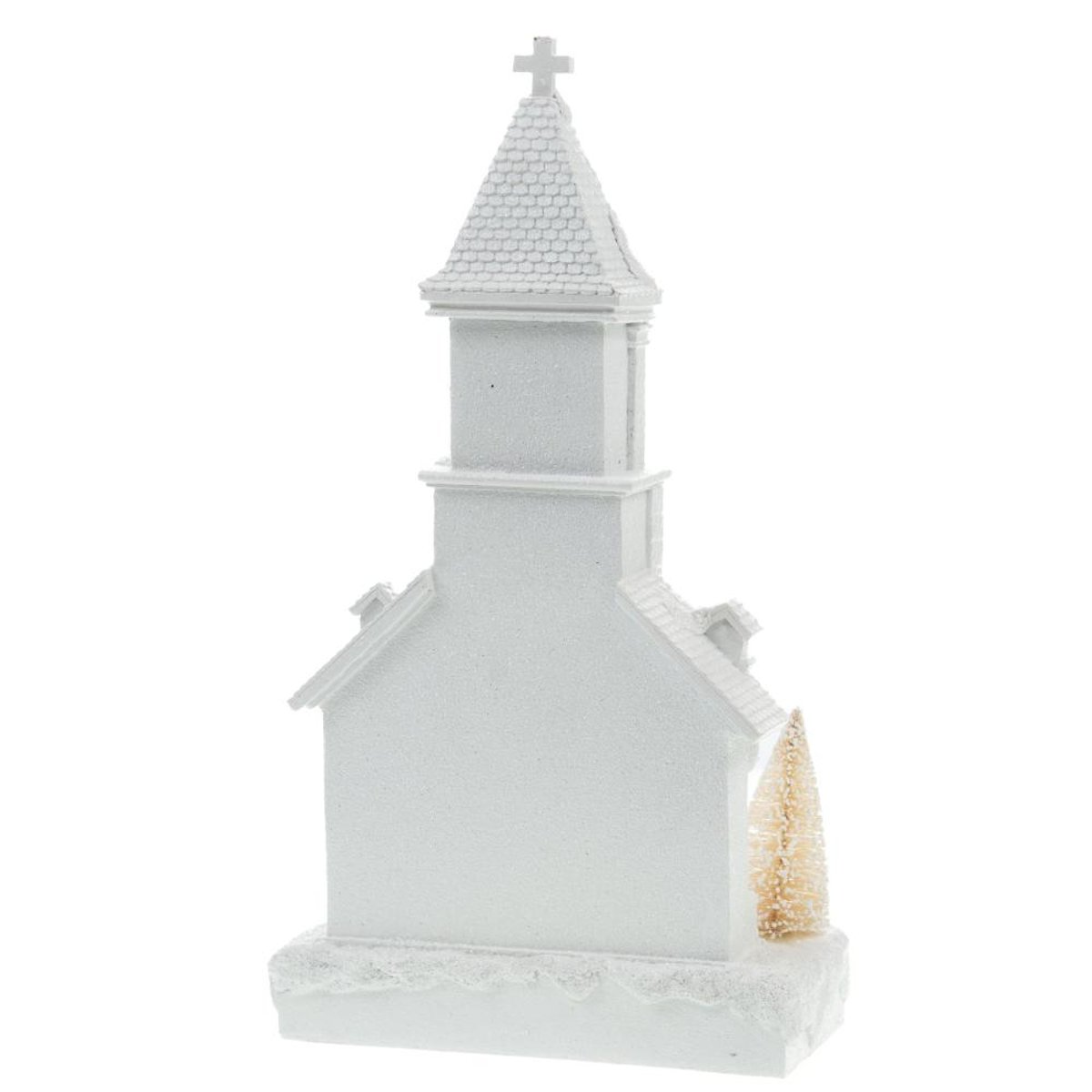 Eglise de Noël Choristes 36 cm blanc, AMADEUS