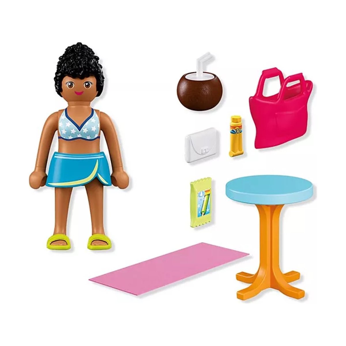 Special Plus Vacancière à la plage multicolore, PLAYMOBIL