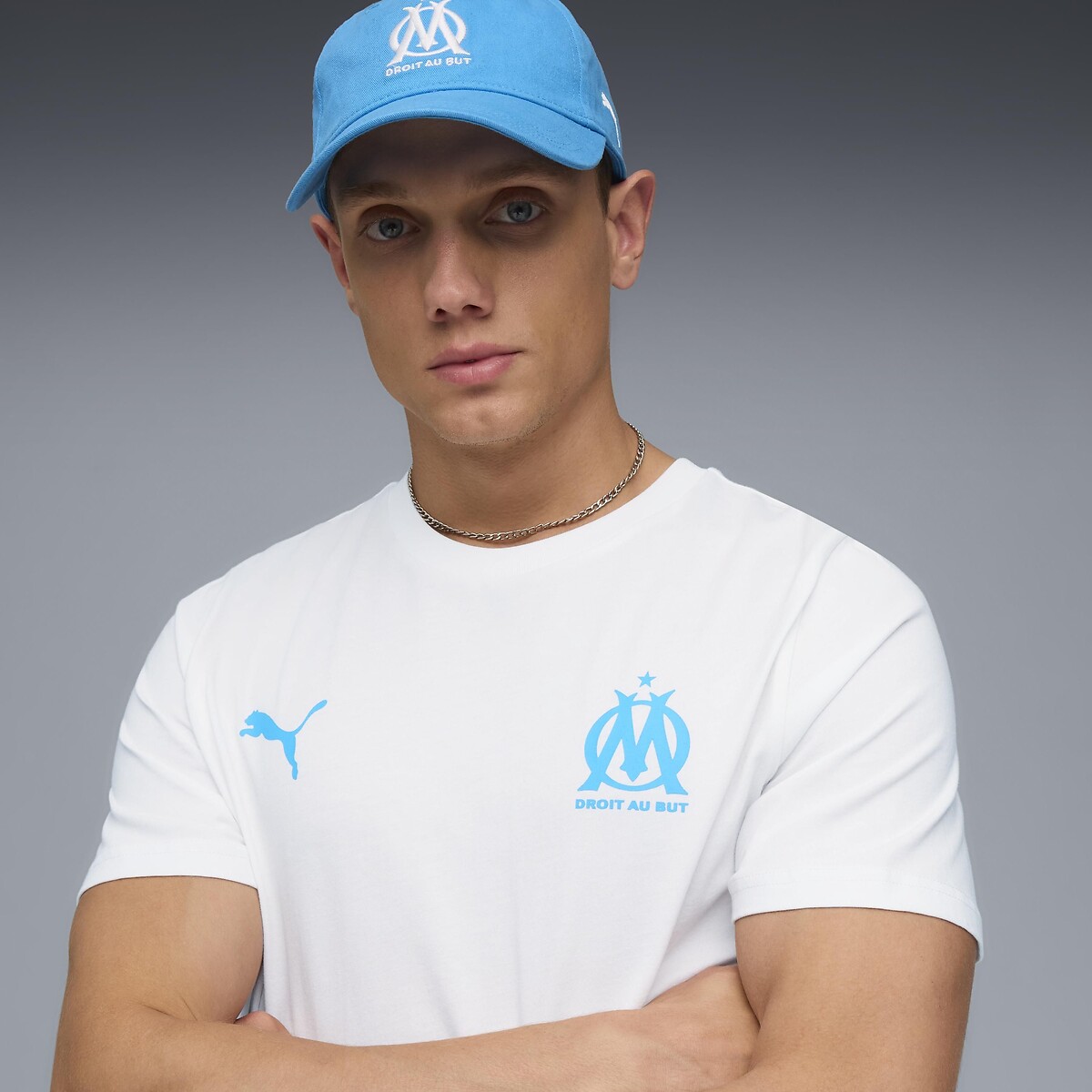 Voetbalshirt, Olympique de Marseille wit, PUMA