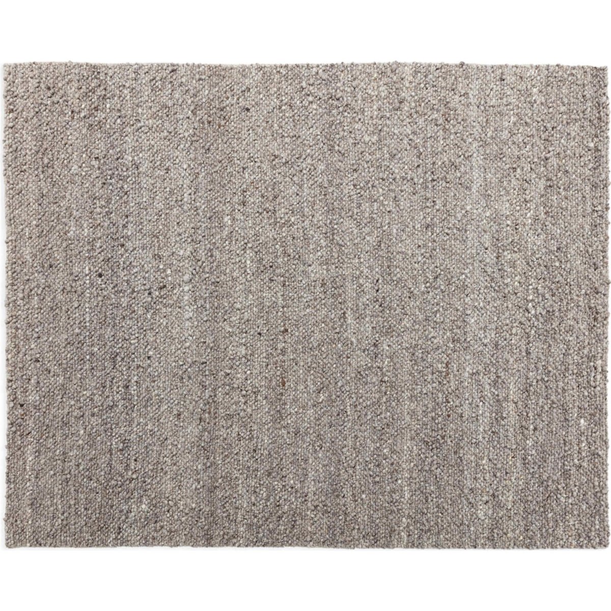 Tapis en laine tricotée main gris, RECOLLECTION