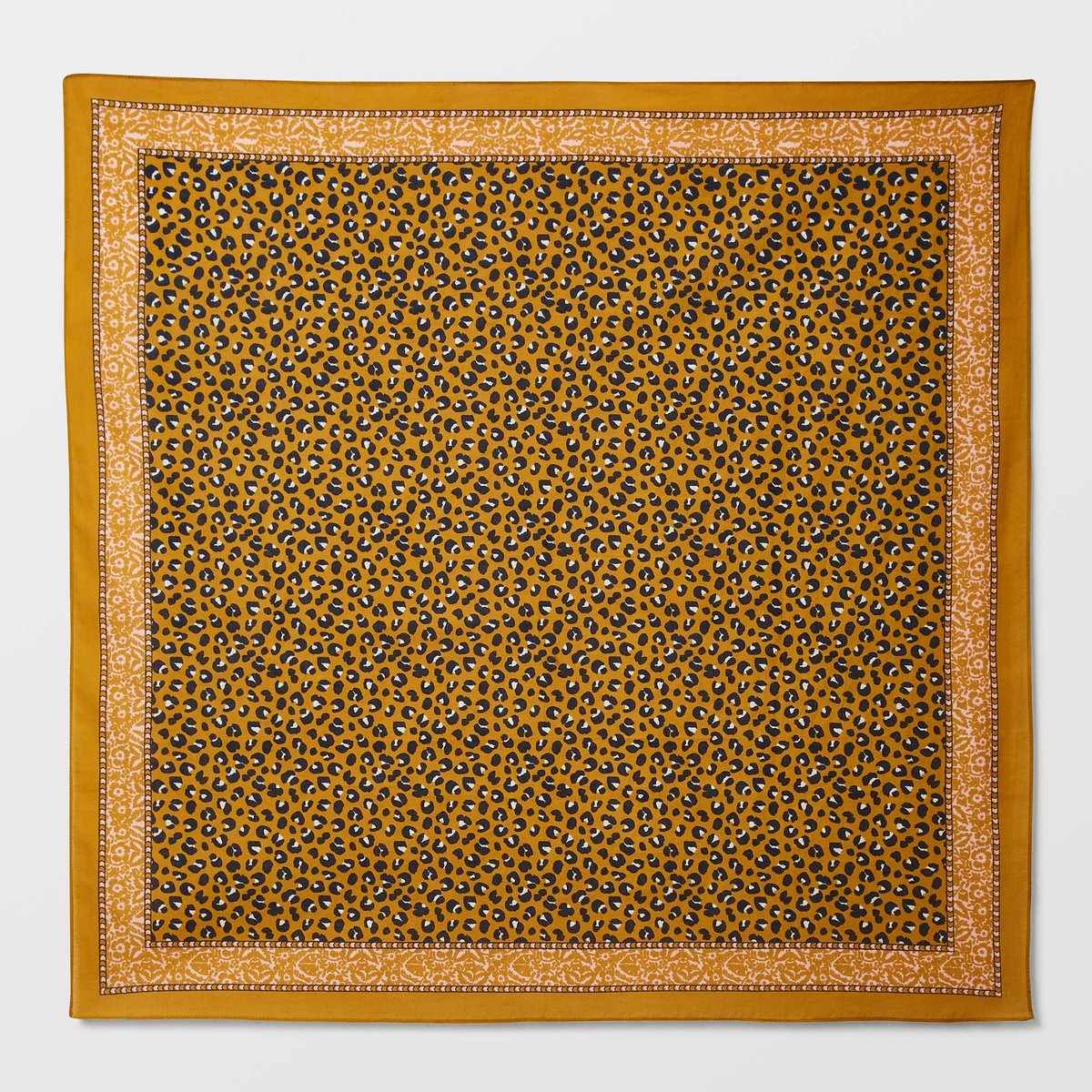 Foulard imprimé en coton BIO GOTS patine, MONOPRIX