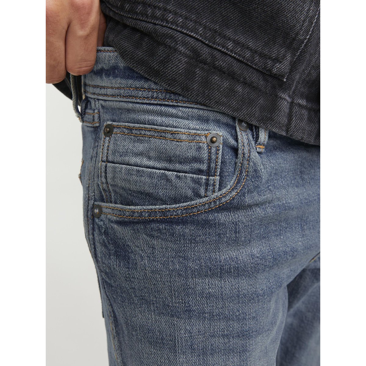 JJIGLENN JJCOLE AM 271 NOOS Jean slim Jean slim blue denim, JACK & JONES