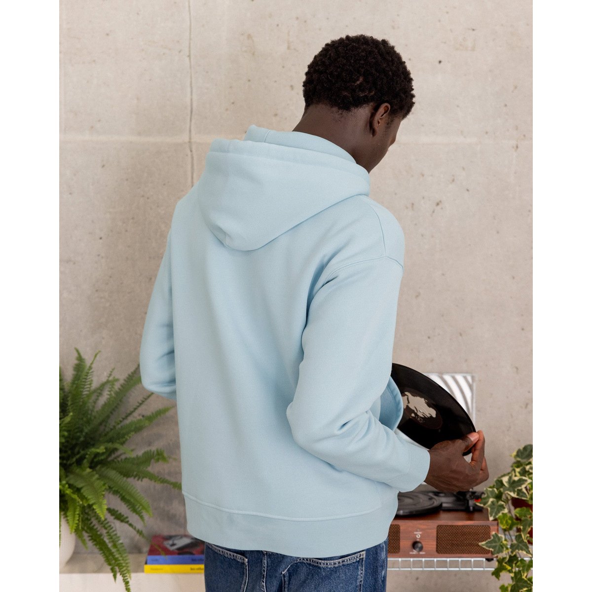 Sweat DIRAC OS bleu ciel, FAGUO