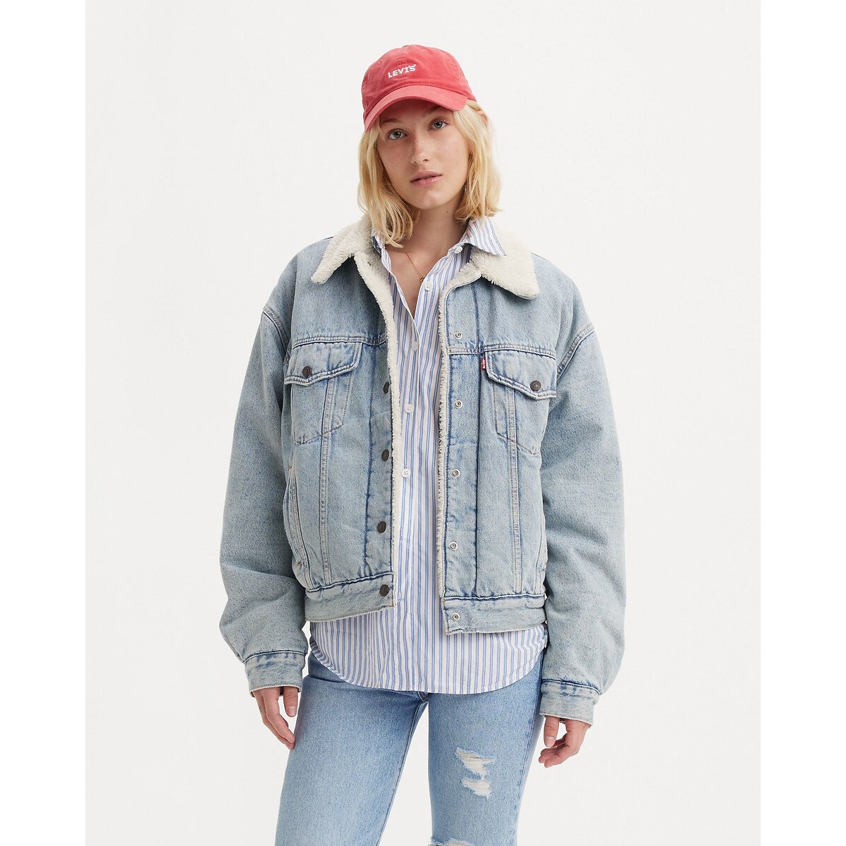 Blouson 90's doublée Sherpa Trucker morning sunlight, LEVI'S