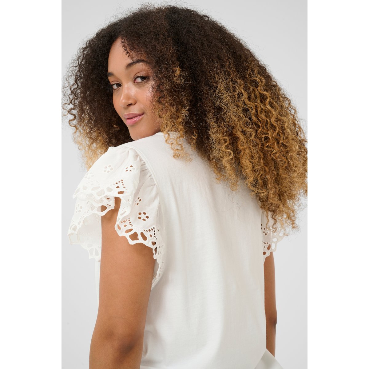 Sans manches blanc snow white, CREAM