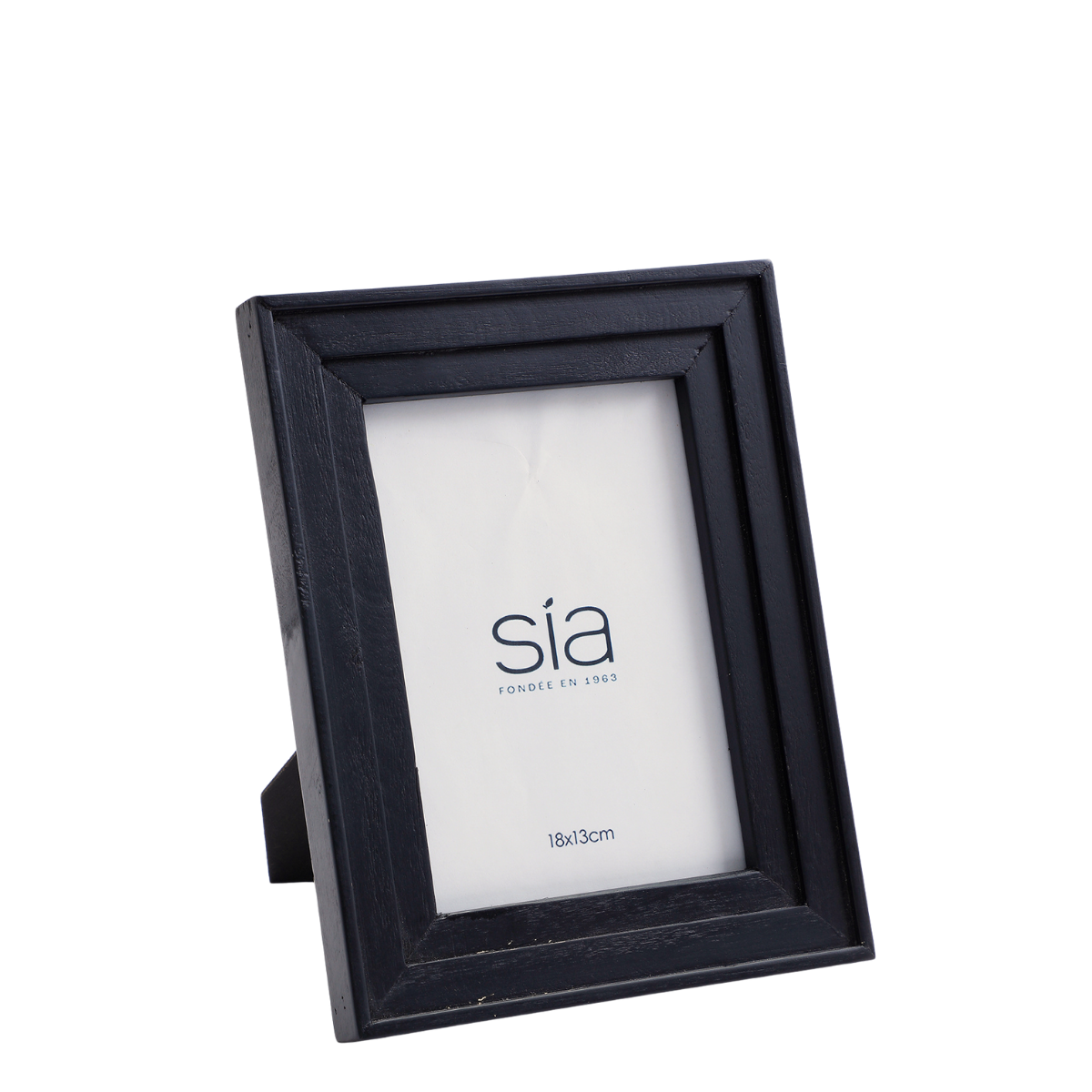 Cadre photo en pin H24 HAIKU noir, SIA DECO