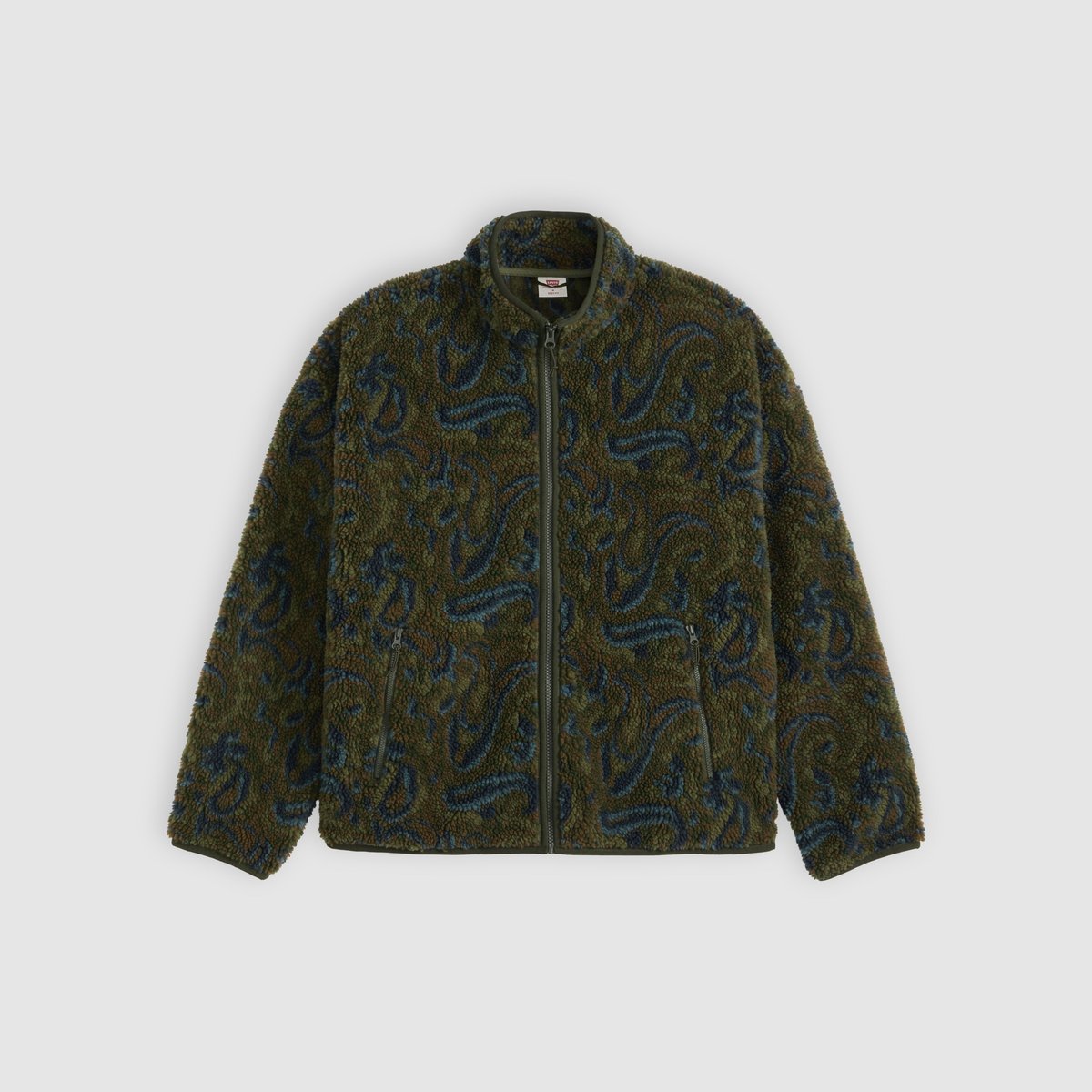 Sweat zippé Nolan Sherpa multicolore - sedona sherpa paisley rosin, LEVI'S