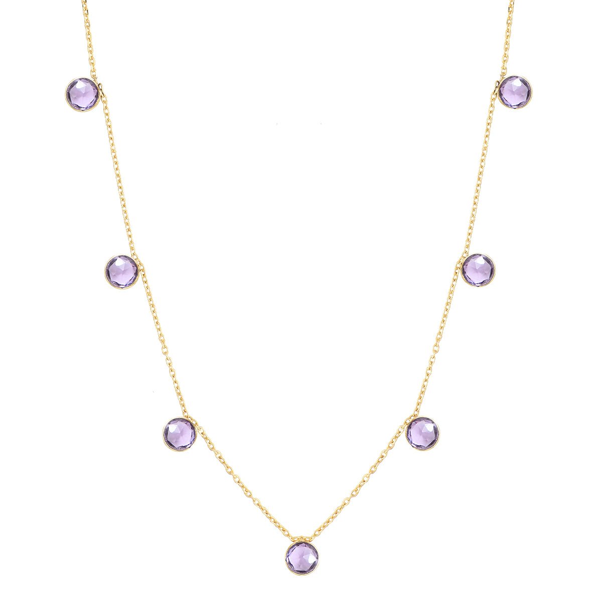 Collier multi moorea amethyste violet, CAROLINE NAJMAN