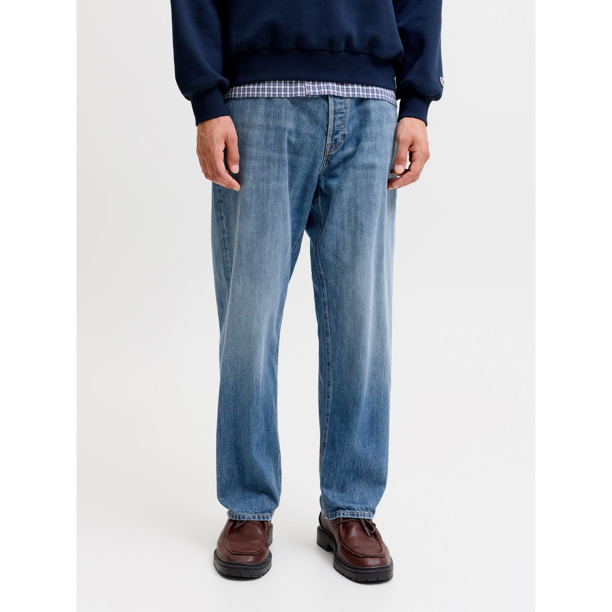 Jean À Coupe Ample blue denim, JACK & JONES