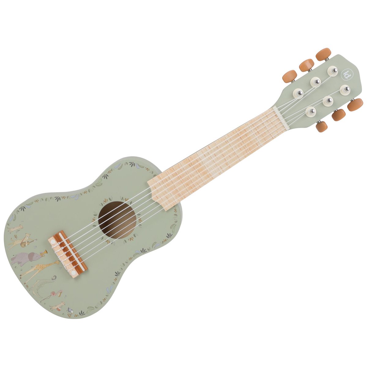 Guitare vert,bois, LITTLE DUTCH