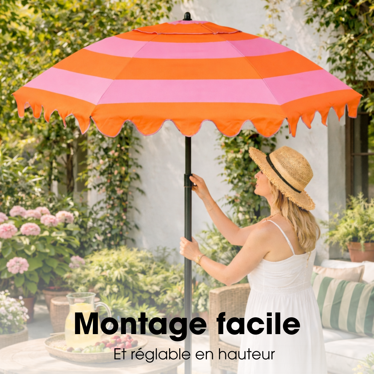 Parasol orange, MICA DECORATIONS