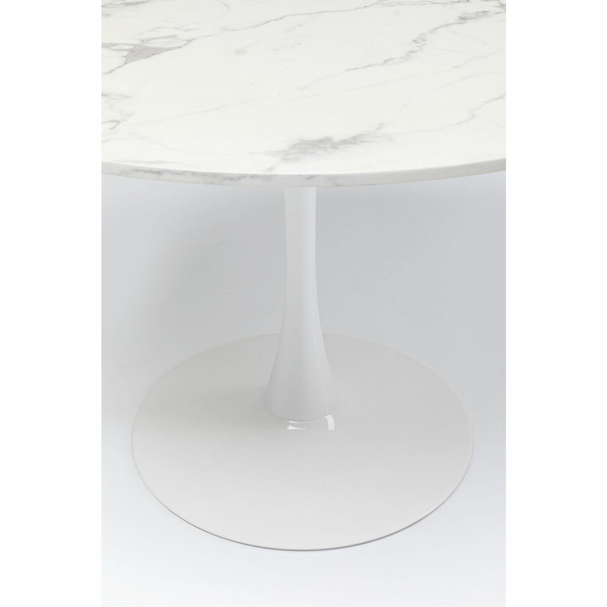 Table Schickeria marbre blanc Ø80cm blanc, KARE DESIGN