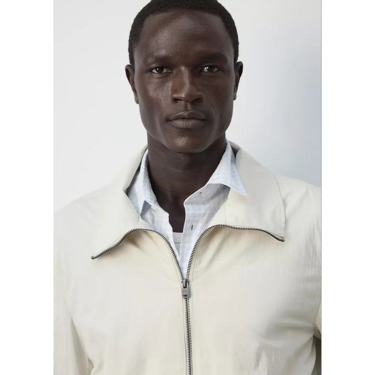 Veste imperméable à poches beige, MANGO MAN