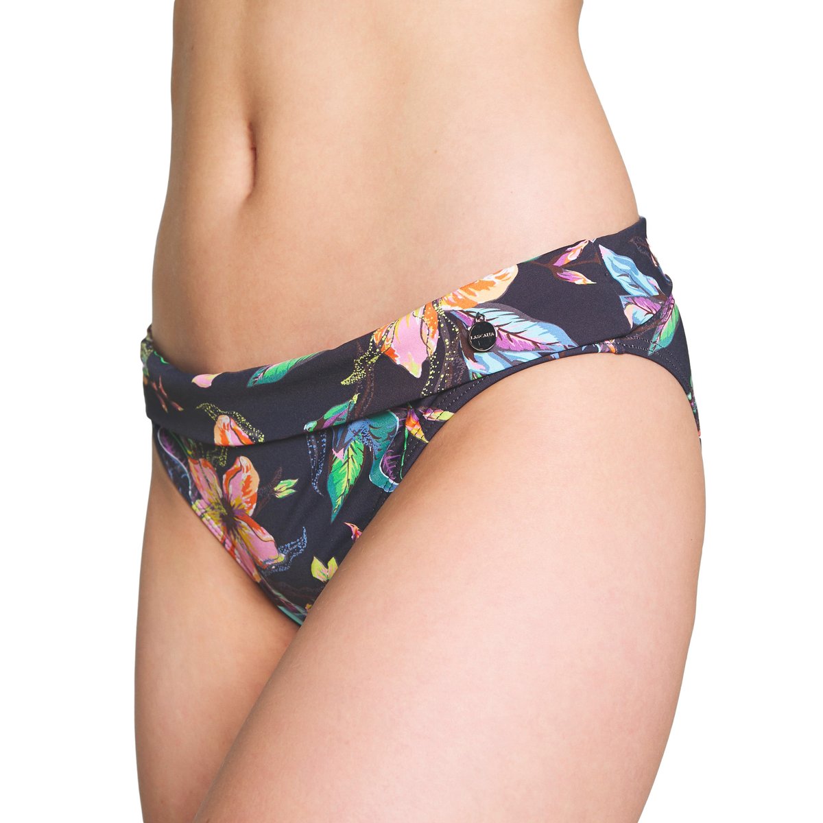 Bas maillot slip de bain ceinturé Malia imprimé, LASCANA