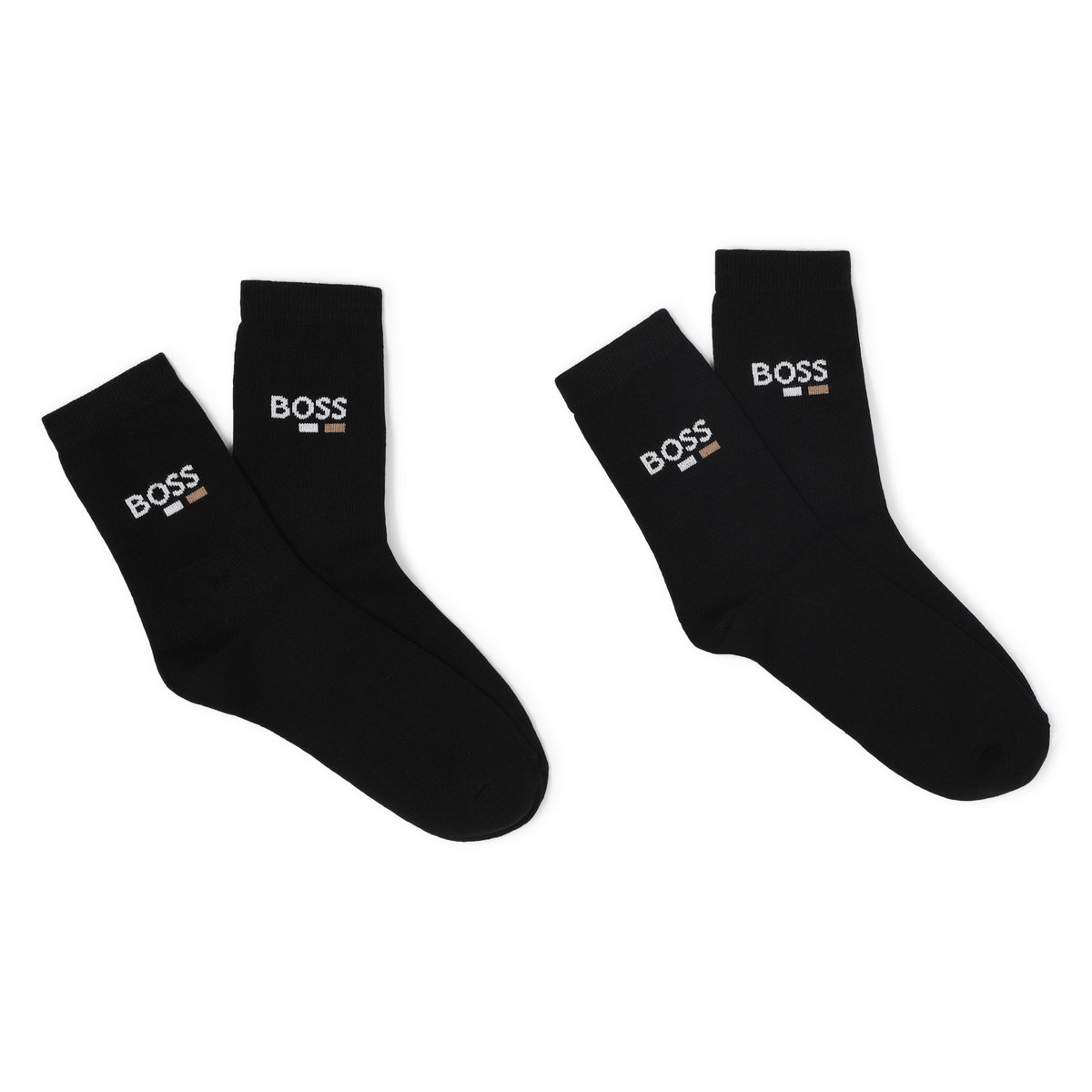 Pack de 2 paires de chaussettes black, BOSS KIDSWEAR