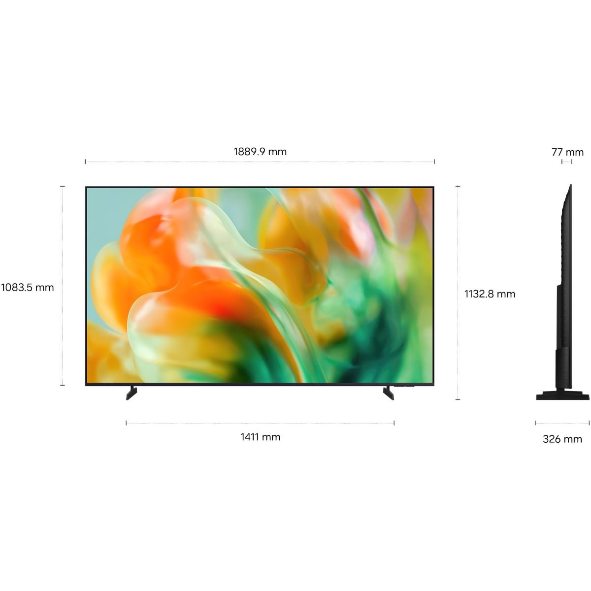 TV Mini LED TU85M80H (2026) 85" (214 cm) 4K - Smart TV avec IA couleur unique, SAMSUNG