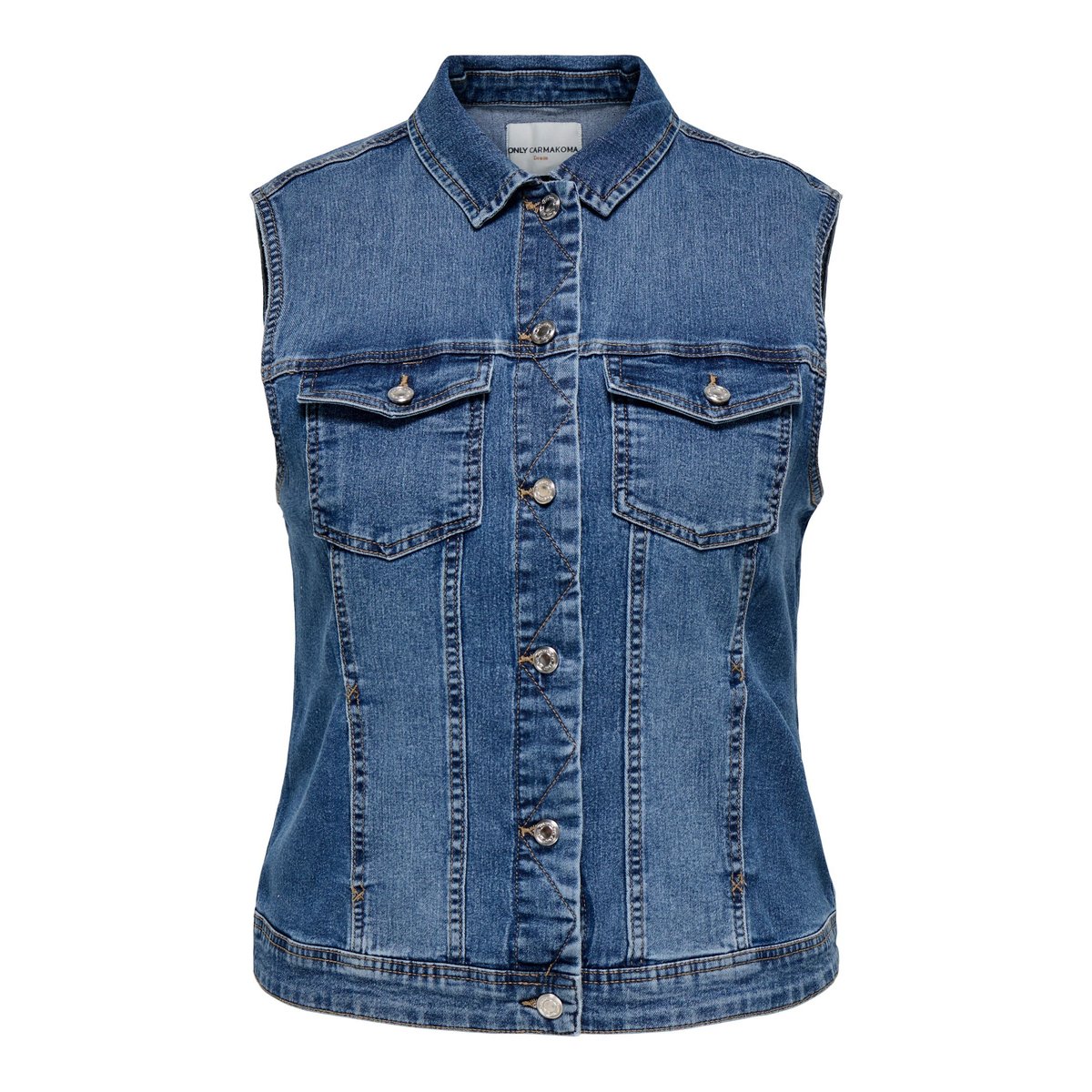 Trench Court bleue - medium blue denim, ONLY CARMAKOMA