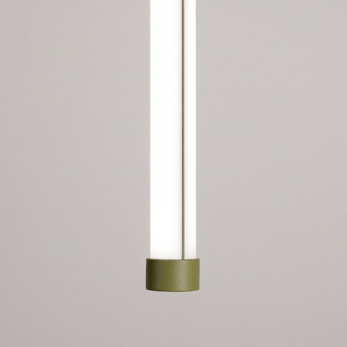 Suspension Acier Vert Olive LED 1 Trang vert olive, EDEN