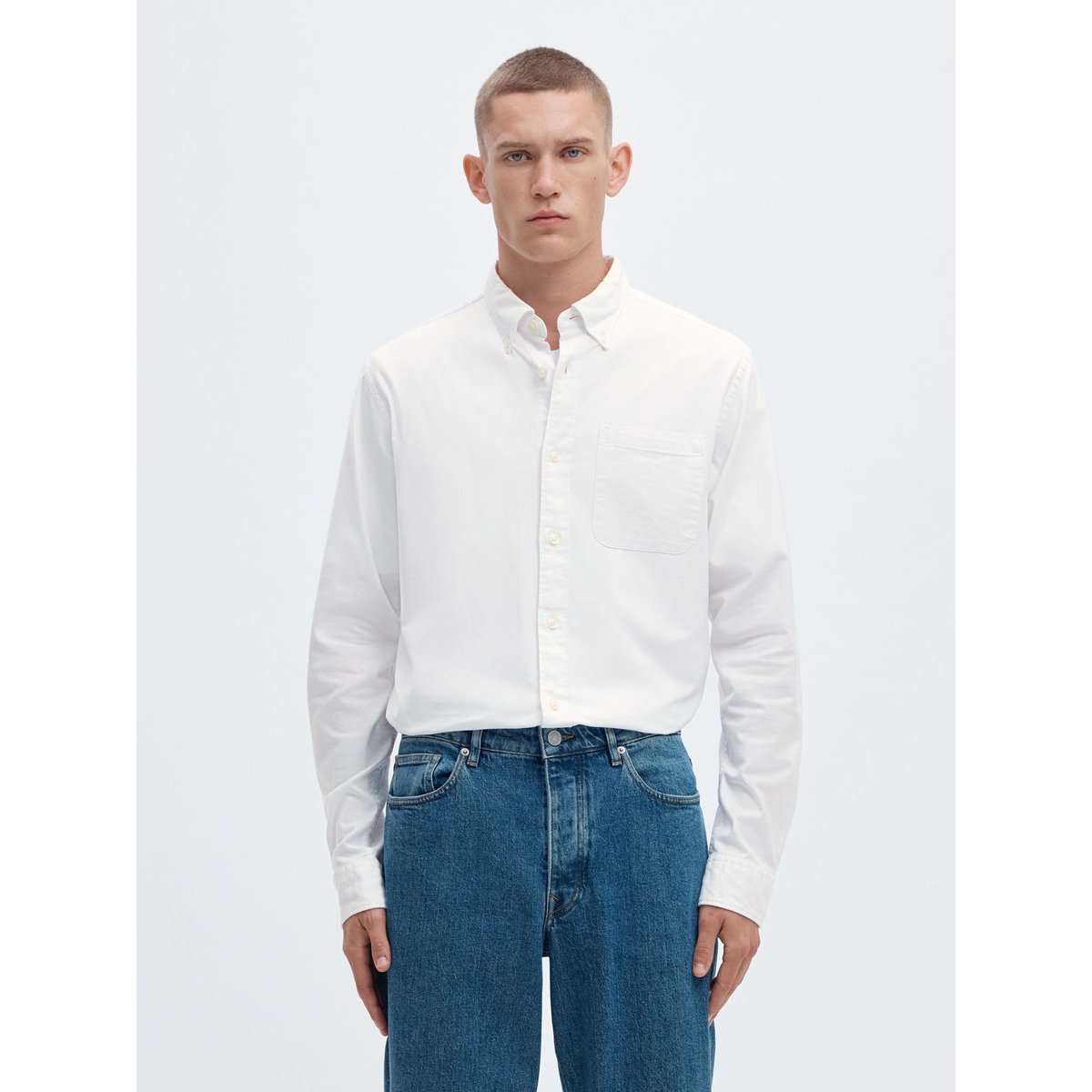 Chemise À Manches Longues white, SELECTED