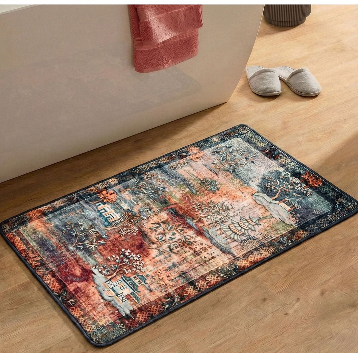 Tapis de bain imprimé doux - AQUATA multicolor, GINO FALCONE