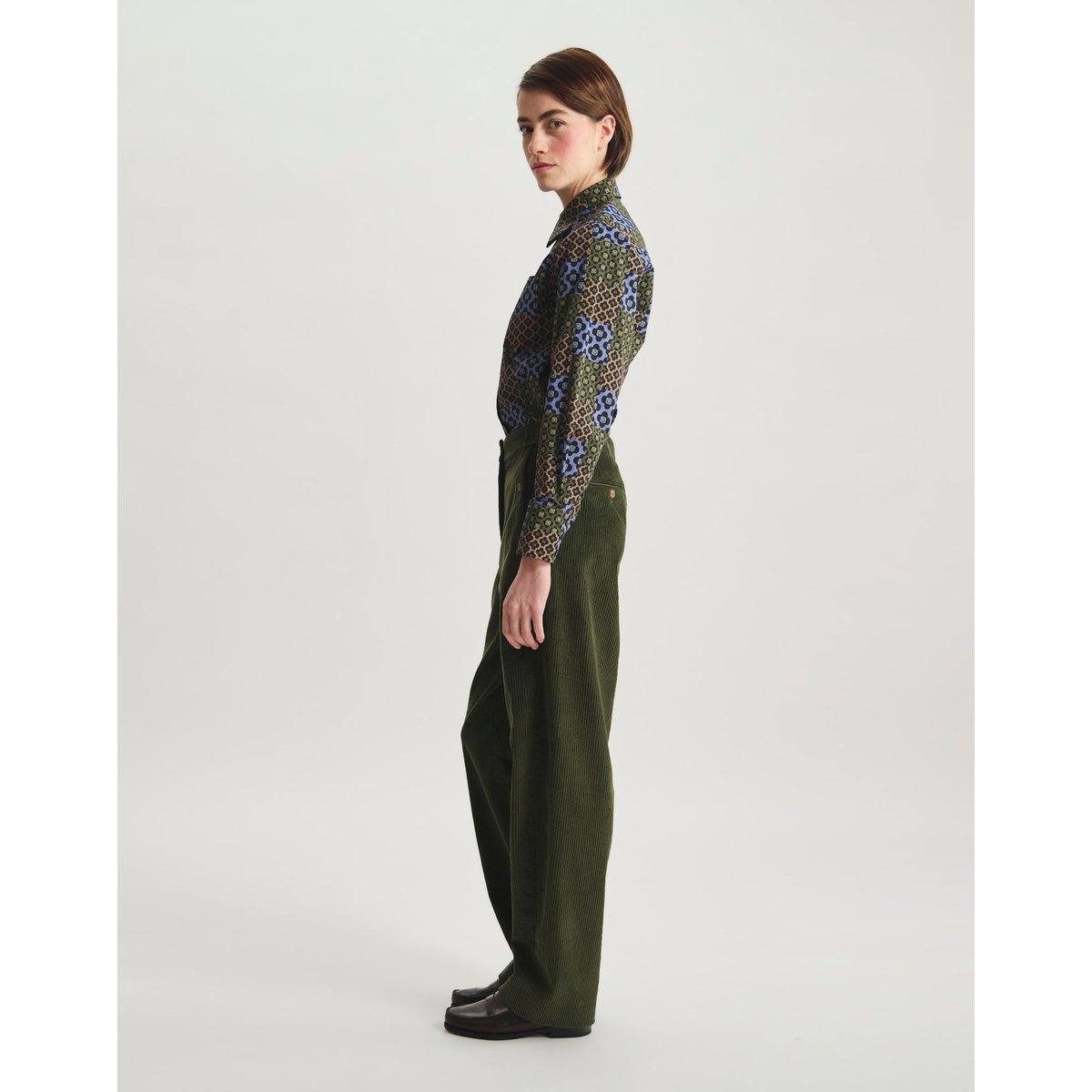 Pantalon Piotr vert, INES DE LA FRESSANGE PARIS