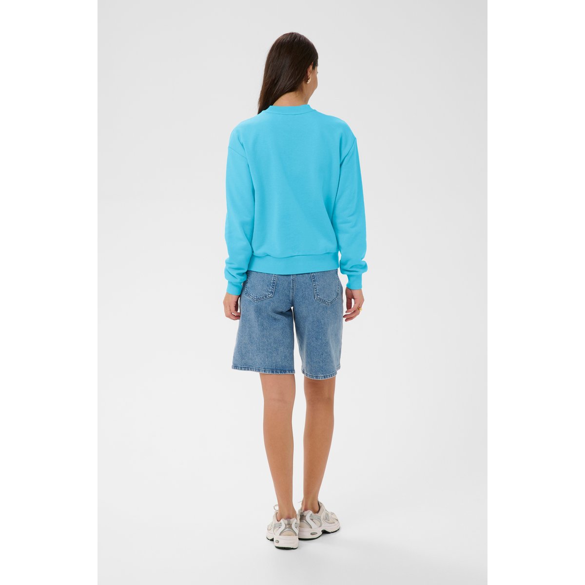 Sweatshirt bleu aquarius, KAFFE