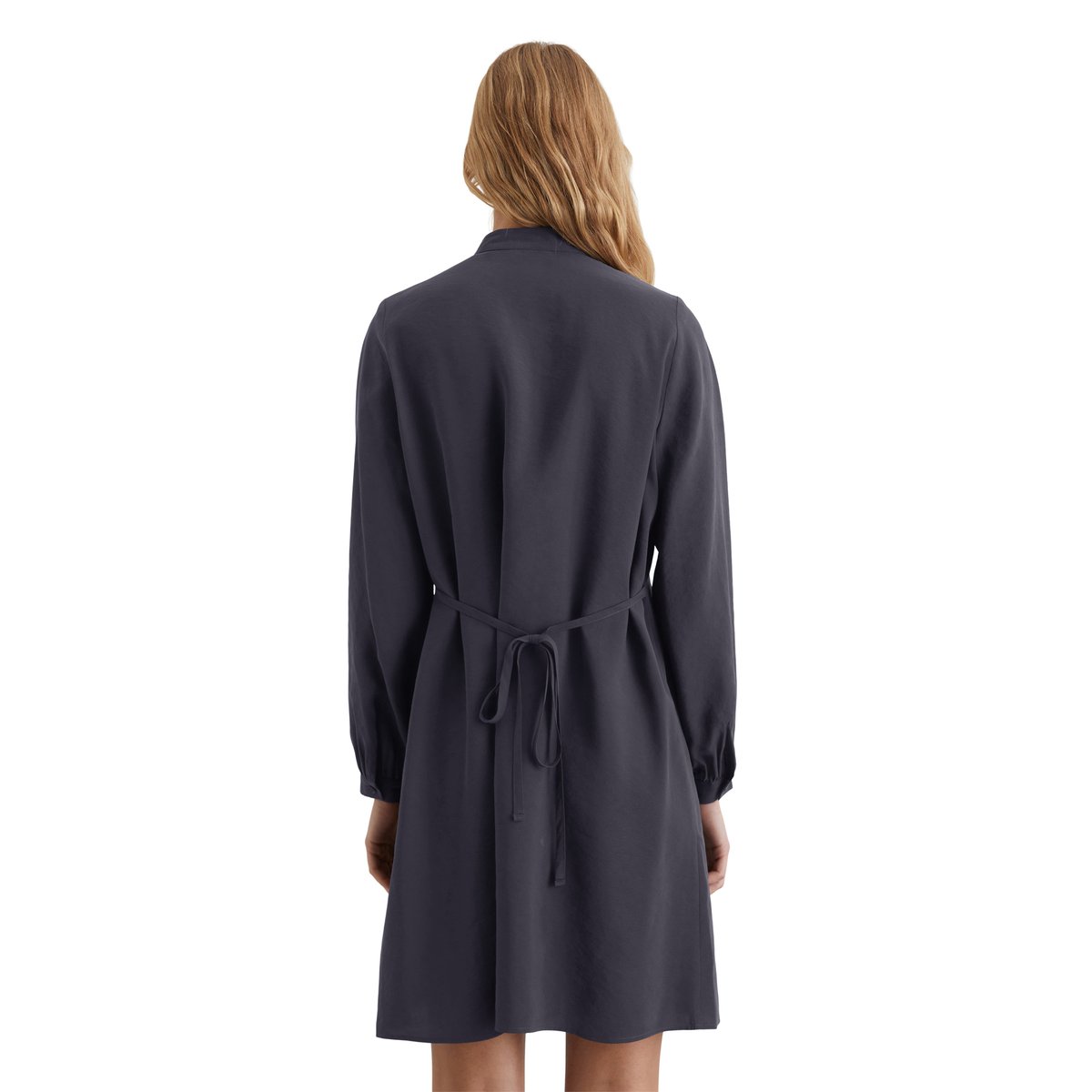 Robe chemisier A-Shape en TENCEL™ Modal bleu, MARC O’POLO DENIM