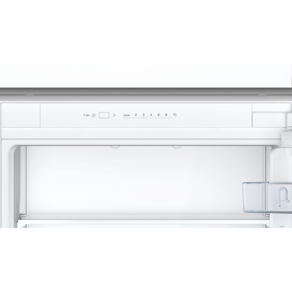 Réfrigérateur combiné KIV87NSE0, Série 2, Eco Airflow intégrable, BOSCH