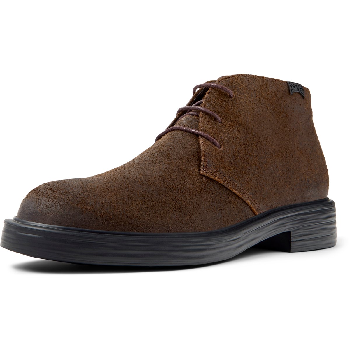 Bottines Dean cuir marron foncé, CAMPER