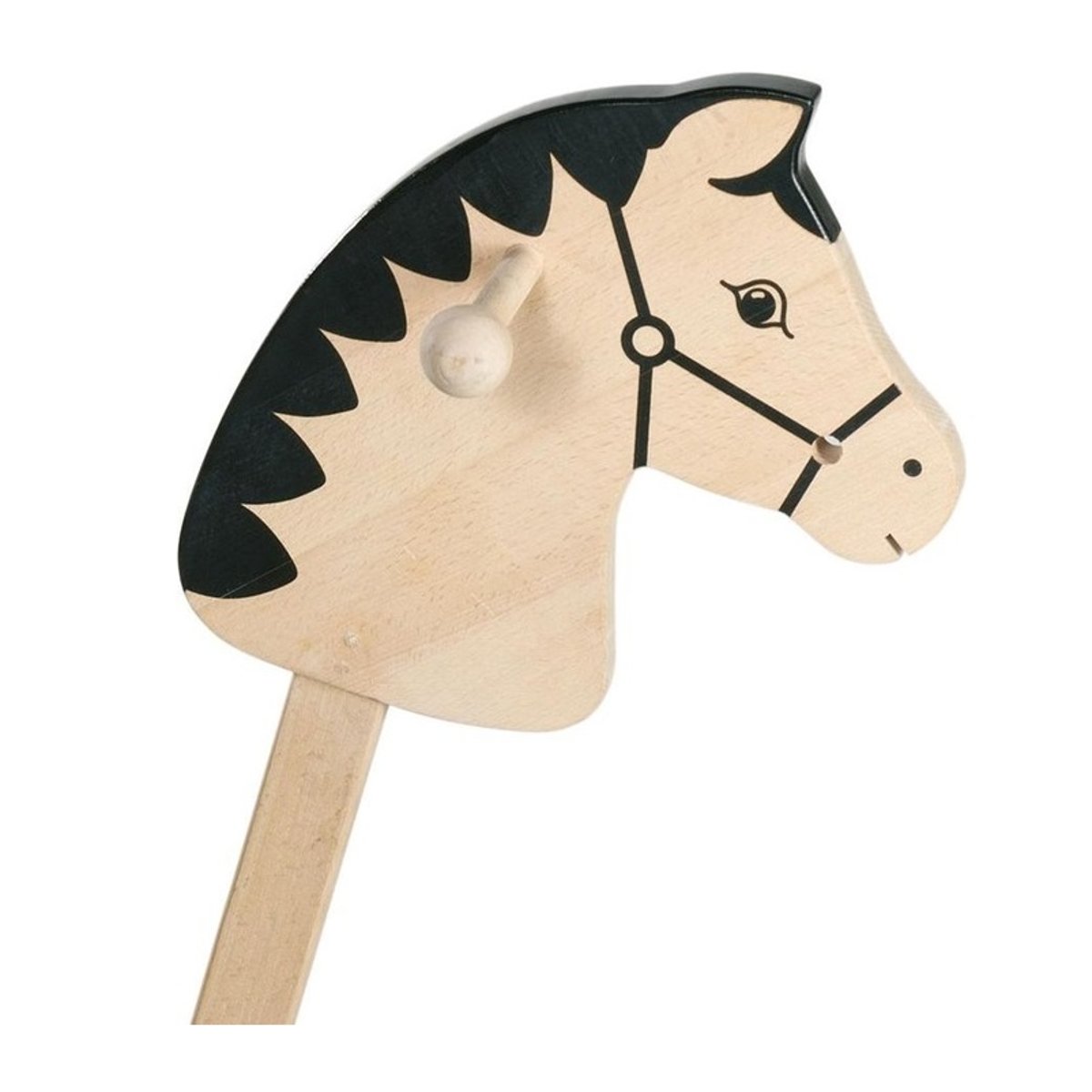 Callu Cheval bâton en bois beige, GOKI