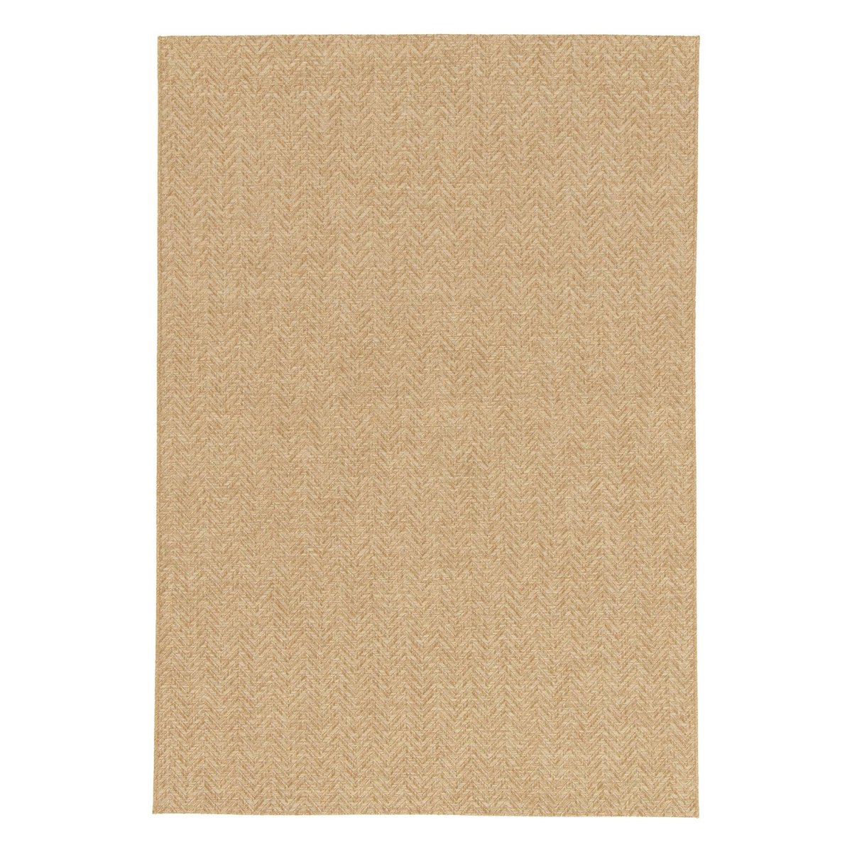 Tapis intérieur rectangulaire OLIVER effet jute coloris naturel, SWEEEK