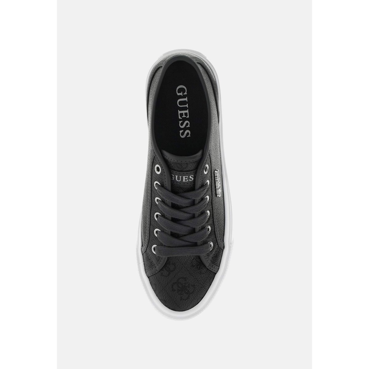 Jelexa Baskets En Cuir Synthétique noir, GUESS