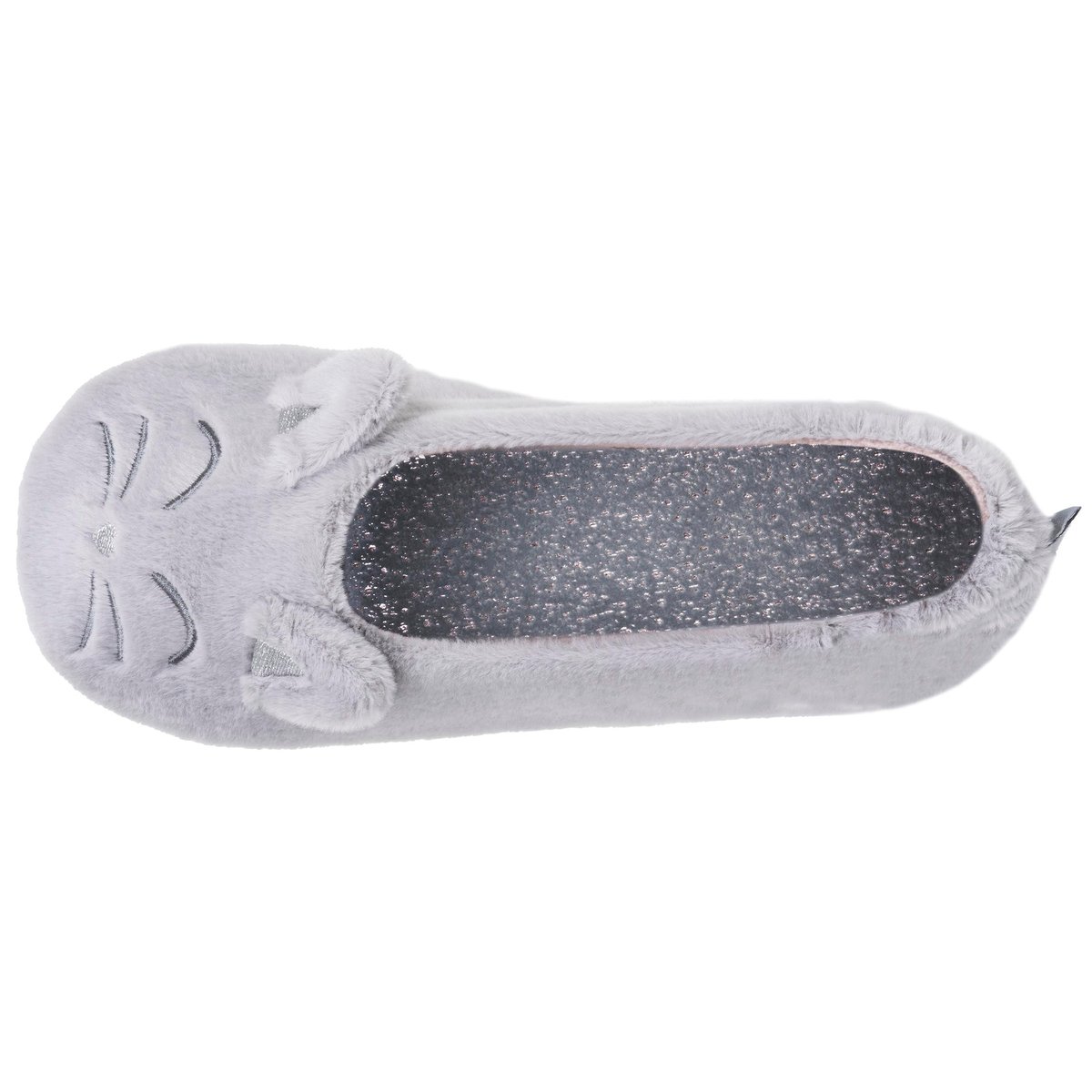 Chaussons extra-light Ballerines gris, ISOTONER