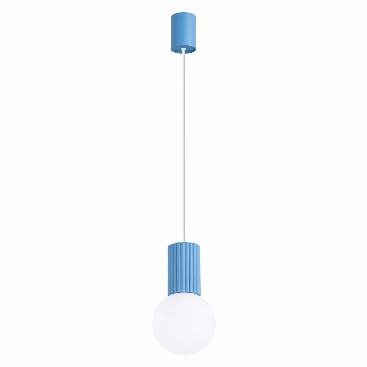 Suspension Aluminium Bleu G9 1 Halo bleu, EDEN