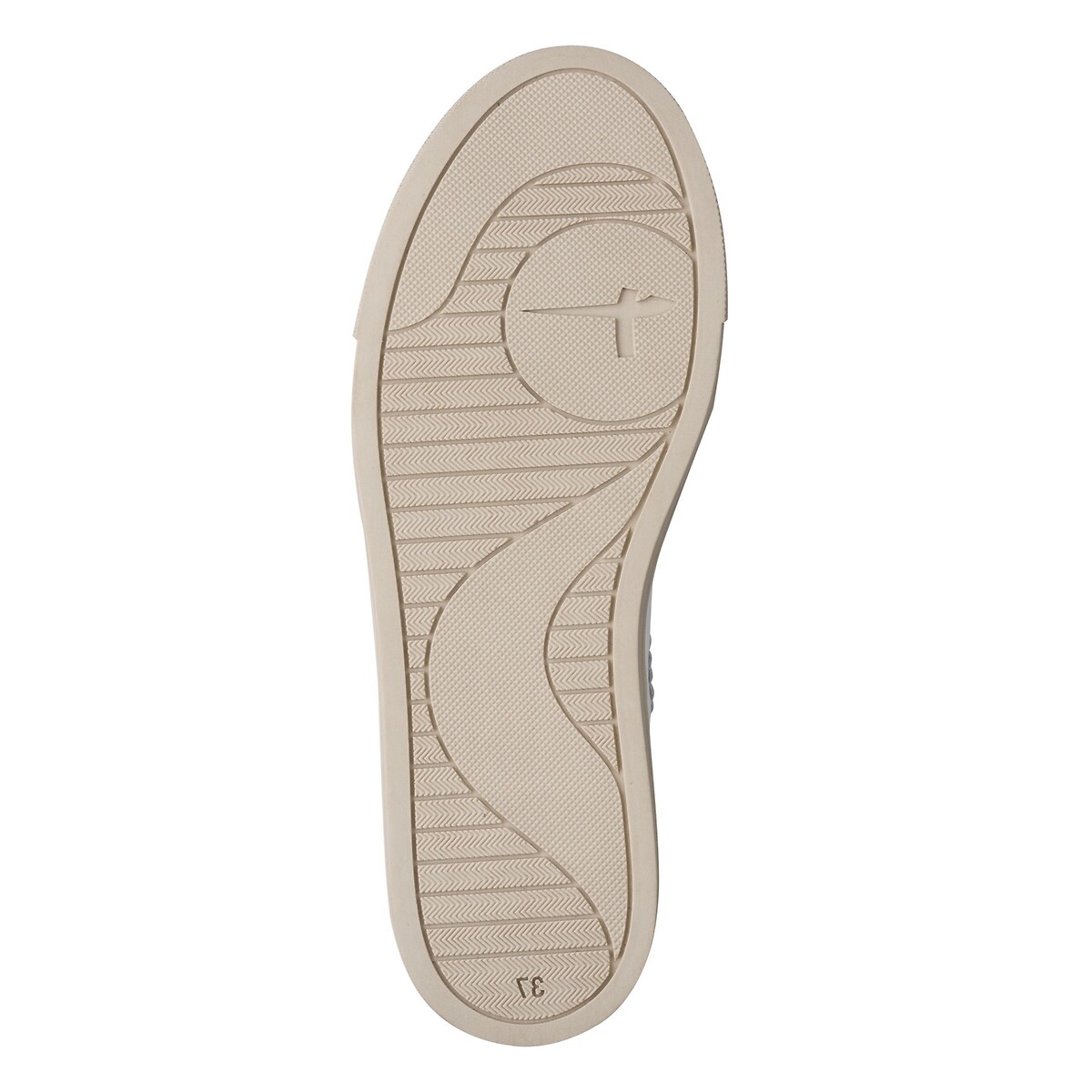 Zapatillas de materiales mixtos blanco, TAMARIS