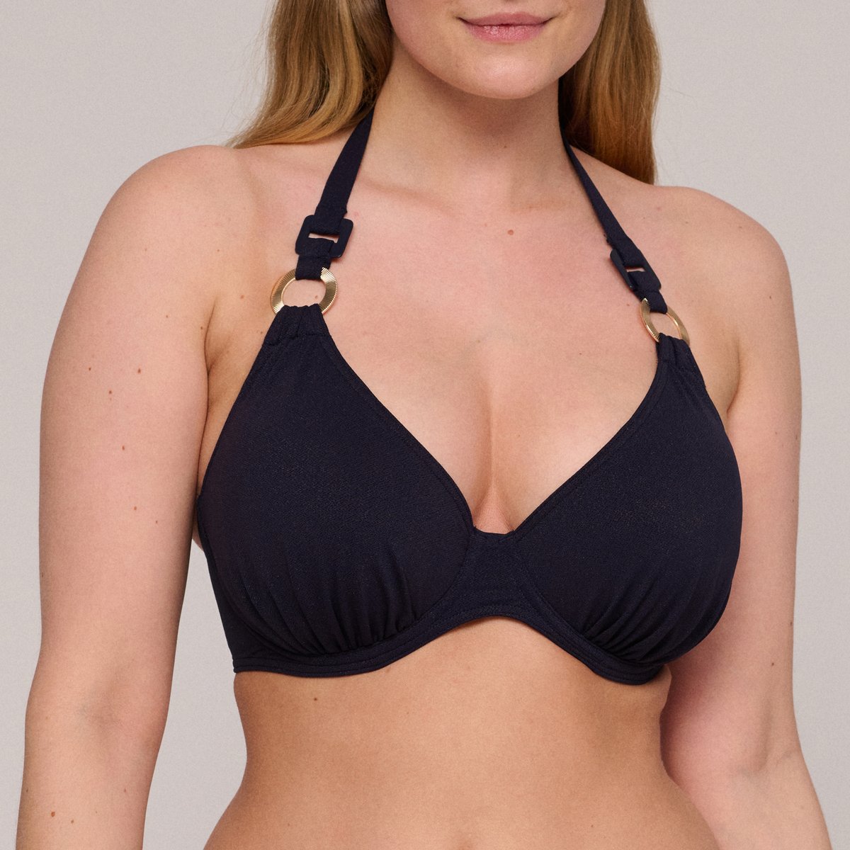Bikini demi-mousse plongeant PINNER bleu - dazzling sky, PRIMADONNA